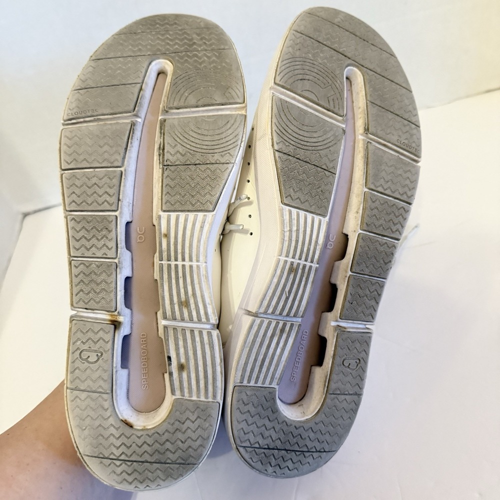 On Cloud The Roger Advantage Sneakers Women's Size 8.5 White & Mauve - Picture 16 of 16